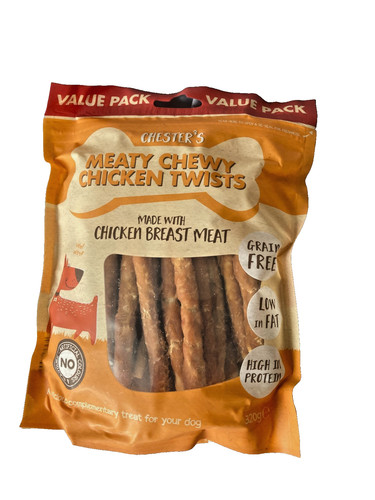 Chester meaty chewy chicken - chewy,