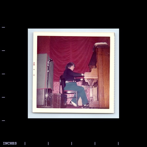 Square color photo man - color,