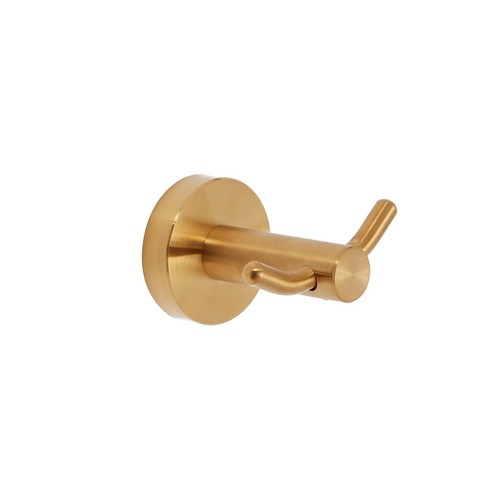 Brushed brass hook for - for, towels