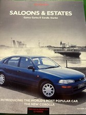 Toyota Saloons Estates Range Car Sales Brochure Collectable Ed 2 Camry Corolla