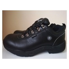 NEW Cotton Traders Black Leather Waterproof Walking Boots Hiking Shoes UK 6