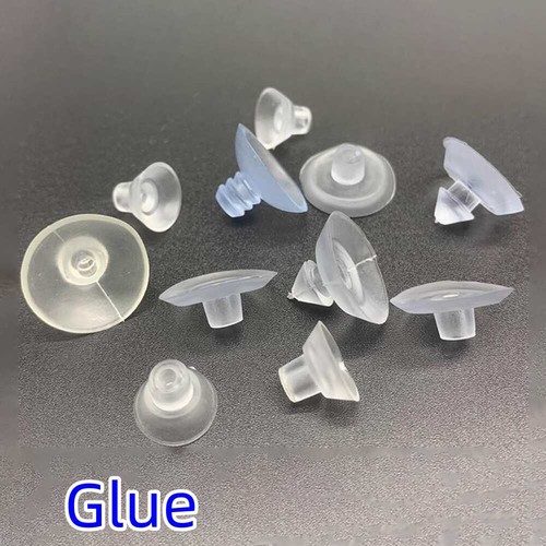 Suction cups clear - cups, rubber