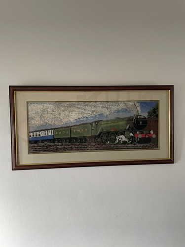 Vintage flying scotsman train - vintage,
