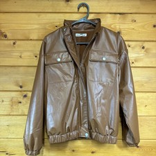 SHEIN Kids Brown PU Leather