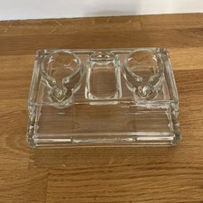 Vintage Solid Glass Double