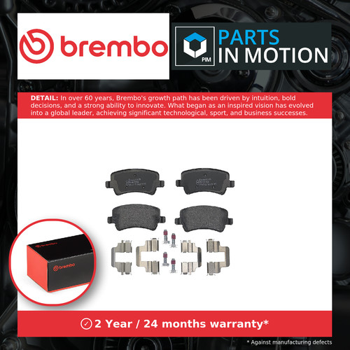 Brake pads set - brake, rear