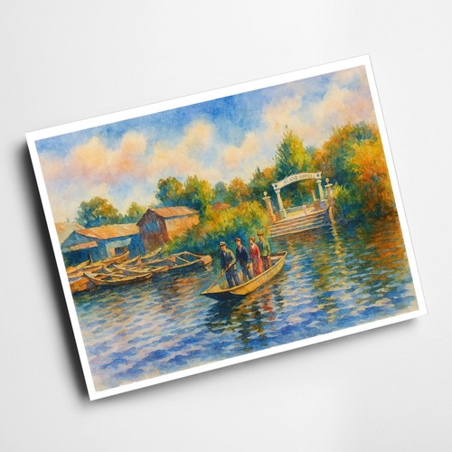 Print eel pie island - eel,