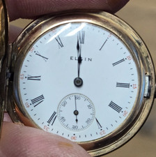 Elgin Pocket Watch 6s Running