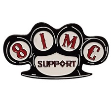 Metal Pin Badge 81 MC Support OutlawAngels 1% Hells Bikers Vest Jacket Hat patch