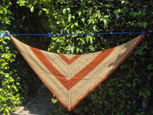 Handmade crochet triangular - crochet,