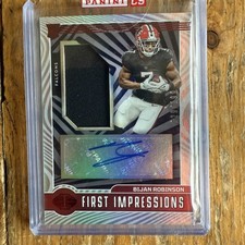 2023 Panini Illusions - Bijan Robinson First Impressions Red Auto RPA  /199 