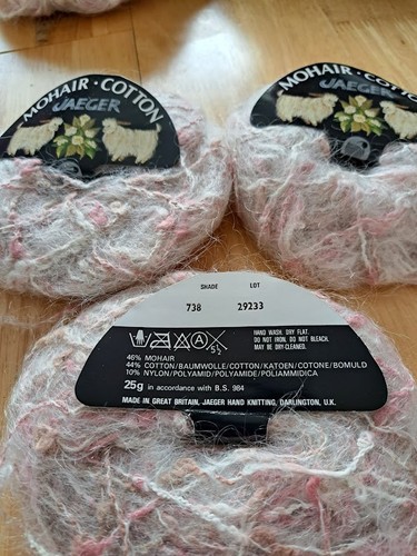 Jaeger mohair cotton yarn - jaeger,