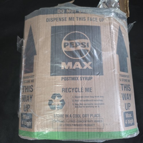 Pepsi max post mix syrup - post,