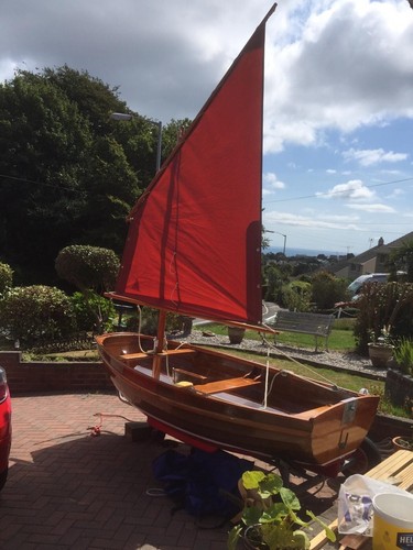 Pram dinghy rowing boat - pram,