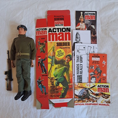 Action man used boxed - man, used/boxed