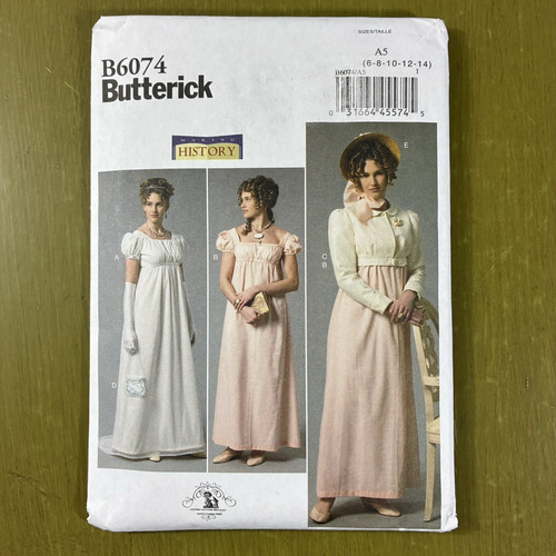 Butterick b6074 historic - butterick,