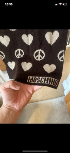 Vintage moschino wool scarf - wool,