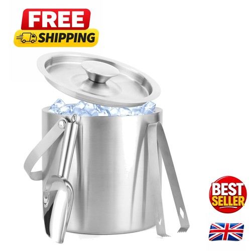 Stainless steel ice bucket - stainless,