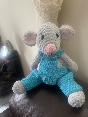 Handmade crochet mouse soft - handmade,