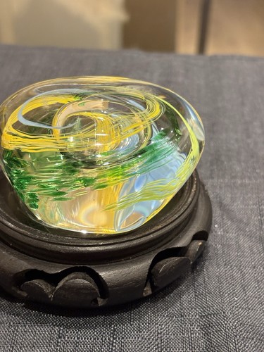 Selkirk glass paperweight - selkirk,