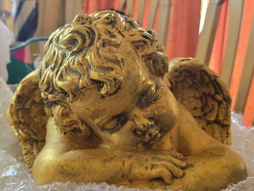 Nymph cherub fairy sleeping - cherub,