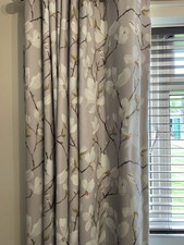 Fully Lined Curtains Pair 110” x 54” Drop 
