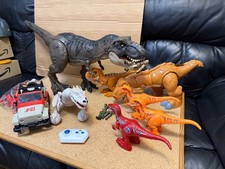 DINOSAURS Giant TREX 104cm long JURASSIC PARK  Toy Box Clear out Figures Unboxed