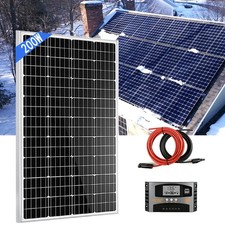 200W 12V Solar Panel Kit Mono