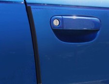 Car Parking Door Opening Front Guard Push On Dent Protectors Edge Strip Black 