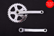 36 TEETH CHAINWHEEL CRANK SET 170mm CRANK CHROME SINGLE SPEED CRANKSET 3/32 NEW