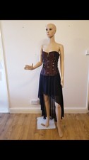 Steampunk Burlesque Victorian Gothic Corset Halloween Fancy Dress
