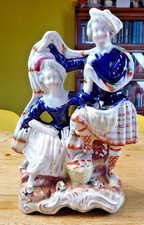 Vintage Staffordshire Flatback