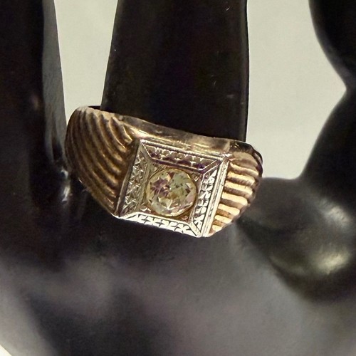 Mens gold tone - gold, signet