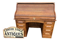 67465 Antique Oak Roll Top