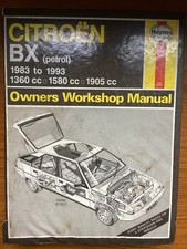 Haynes Citroën BX Owners Workshop Manual 1983-1993 Petrol Models