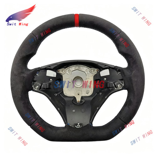 Full alcantara steering wheel - alcantara,