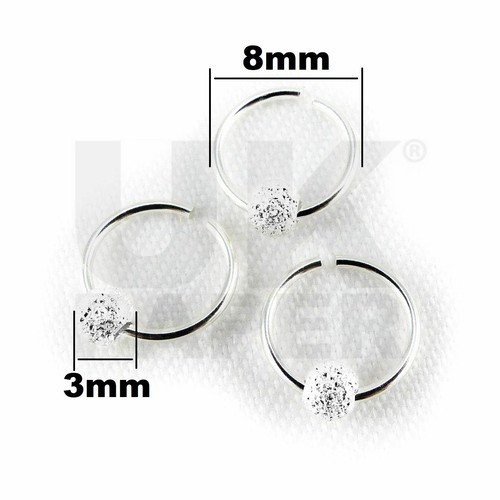 925 sterling silver tiny nose - tiny,