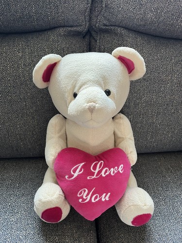 Large love you plush teddy - large, i