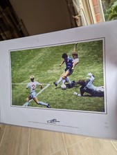 Diego Maradona signed century best goal limited photo with PSA/DNA. 40X30CM