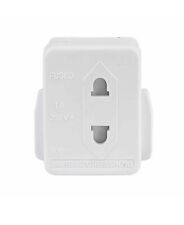 Shaving Plug Adapter Fused Electric Shaver Epilator Toothbrush 2 to UK 3Pin 250v