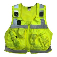 Protec Hi Viz Tactical Vest Security Marshal Dog Handler Events Grade B HV19B