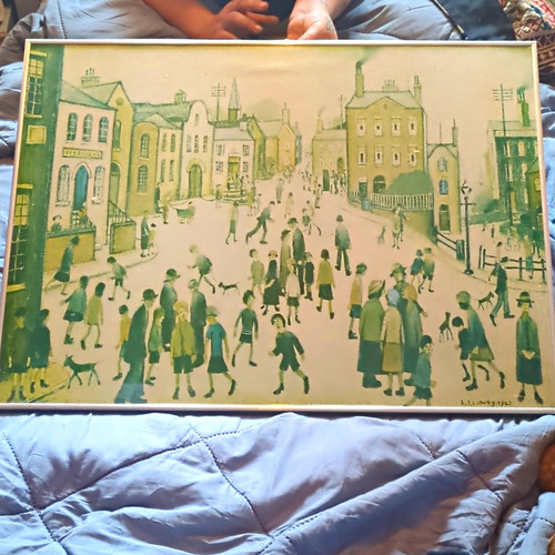 Lowry framed street - l.,