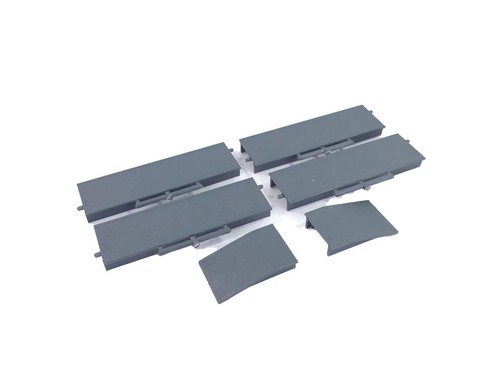 Model railway station platform - railway,