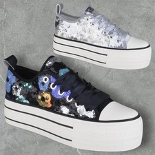 WOMENS LADIES THICK PLATFORM