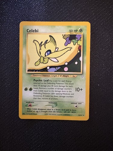 Pokémon tcg celebi - tcg, neo