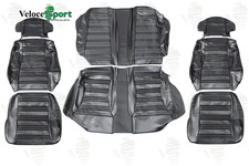 Alfa Romeo 105 Series 1750 GTV MK2 Seat Cover Set, Black Vinyl