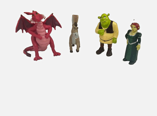 Shrek plastic figure set - shrek,