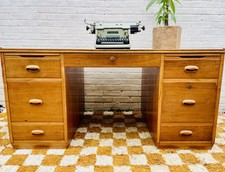 Mid century solid oak swiss - mid-century,,