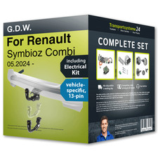 Towbar detachable for RENAULT