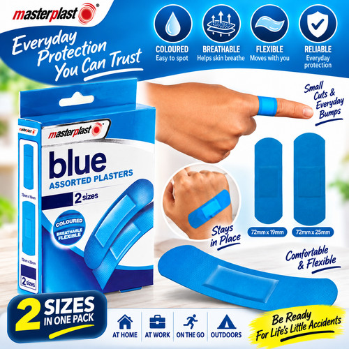 Blue catering plasters food - catering,